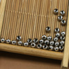 Retro metal glossy round beads, 5mm, wholesale