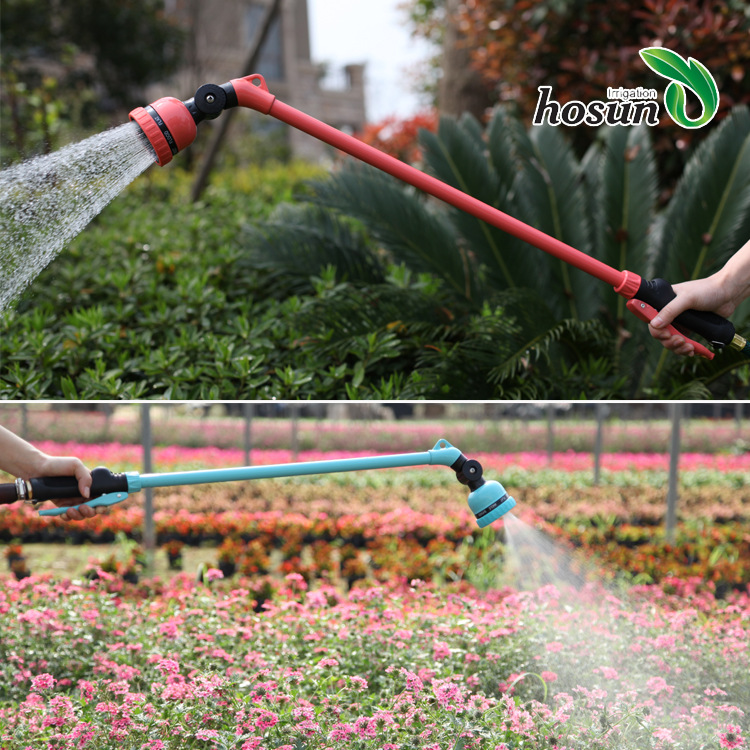 弘晨浇水长杆可调多种水花喷枪园林灌溉水枪家用高压实用长杆喷枪