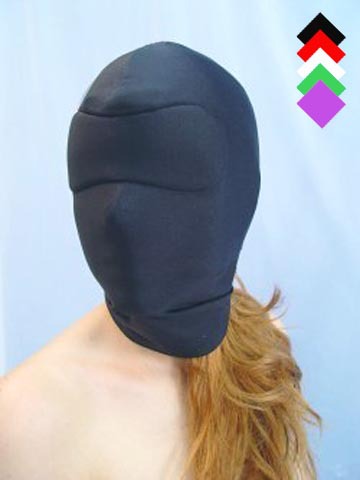 黑帝厂家直销 情趣用品性保健品批发 高弹海绵眼罩头套 成人用品