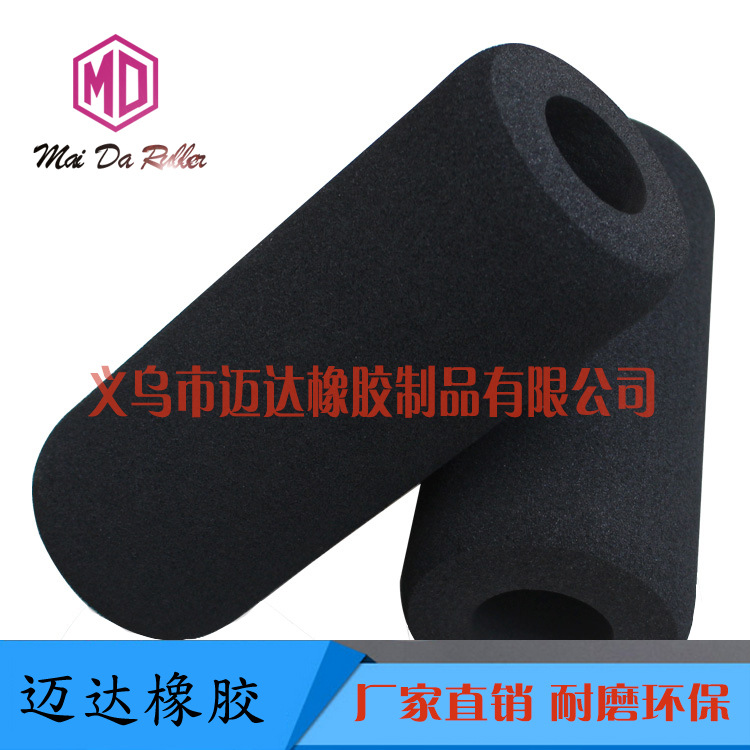 供应nbr橡胶管健身器材拉力绳带把手套 综合训练器夹胸夹背大泡棉