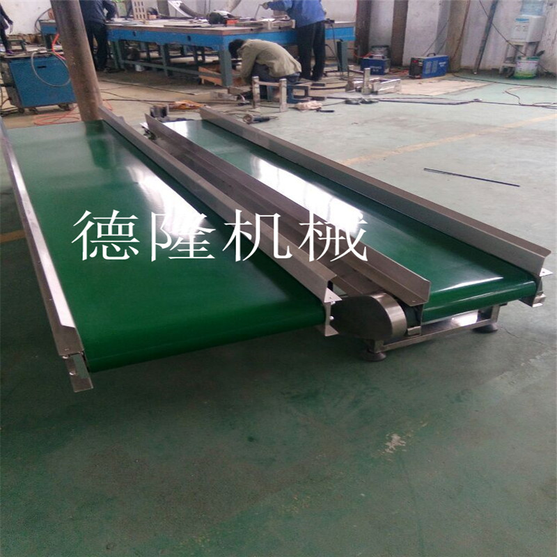 链板提升输送机 不锈钢网带输送设备 电子件生产流水线设备传送带