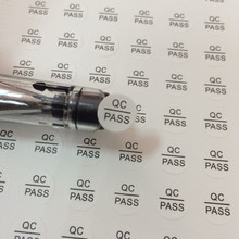 直徑8MM圓形 易碎紙不干膠 qc pass標貼定做 防拆保修標簽貼印刷
