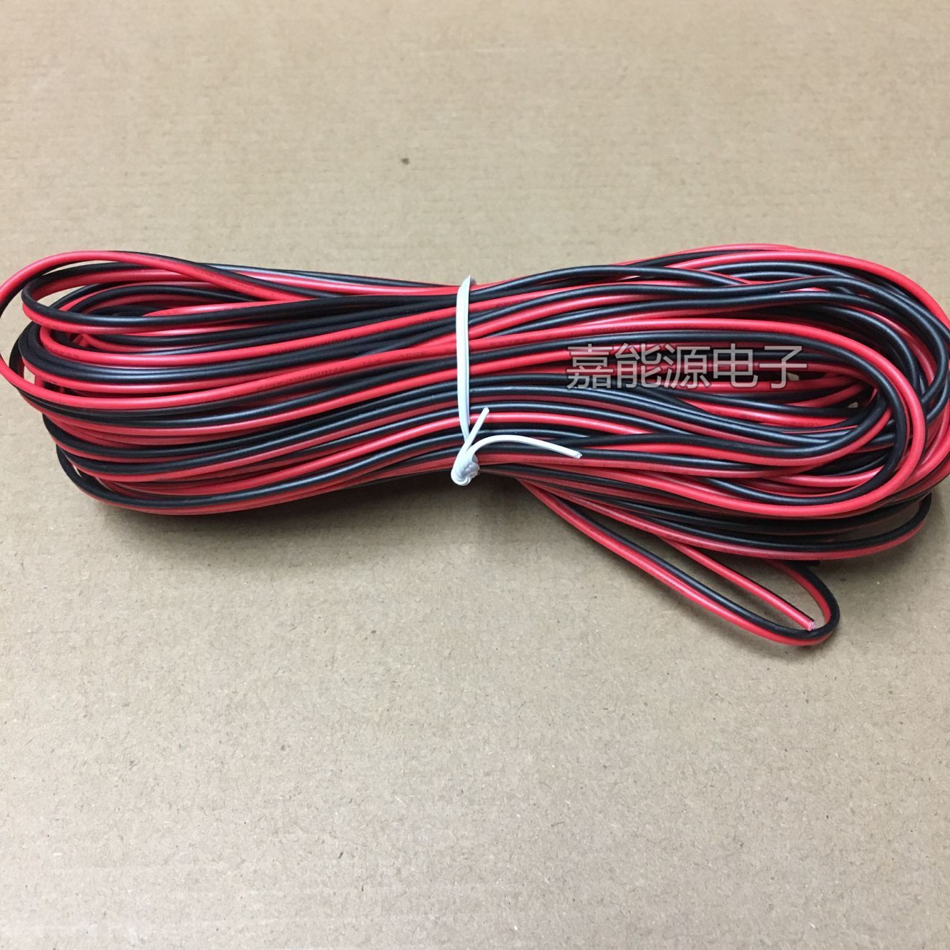 LED 3528 5050单色LED灯条灯带2芯连接线红黑线22AWG灯带延长线-阿里巴巴