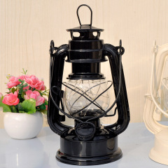 鐵藝電子燈歐式復鐵藝鏤空金色燭檯燈擺飾 家居桌面浪漫led燈擺件