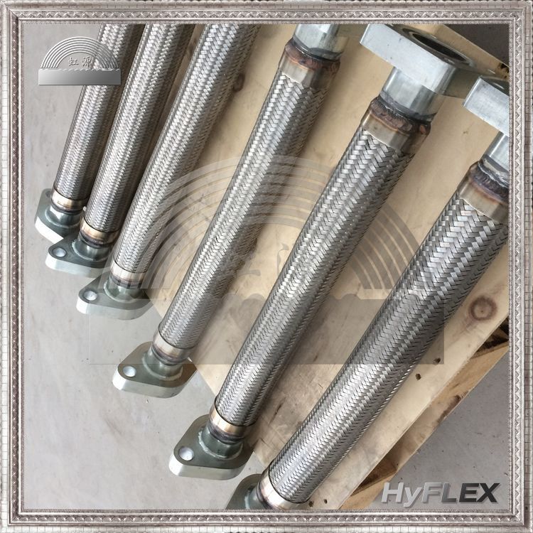 耐高温油管 法兰连接式不锈钢液压设备用金属软管生产厂家
