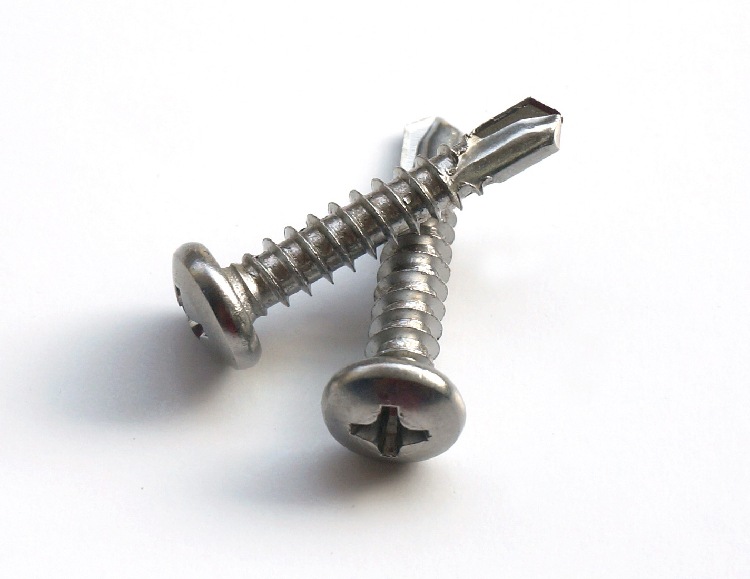 410不锈钢圆头钻尾螺丝自钻  燕尾螺钉 M4.2*13-50