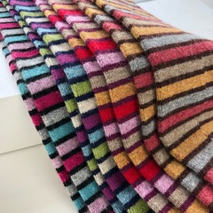 細彩條堆堆襪套韓國過膝長筒祙兔羊毛護腿套保暖靴套秋冬腳套女