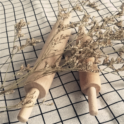 Beech wood children's rolling pin, noodle pin, toddler pressing pin, flour stick, dumpling stick, toy rolling pin