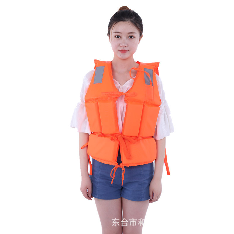 厂家直销泡沫救生衣成人工作衣船用救生衣高质量娱乐游泳馆橙色救