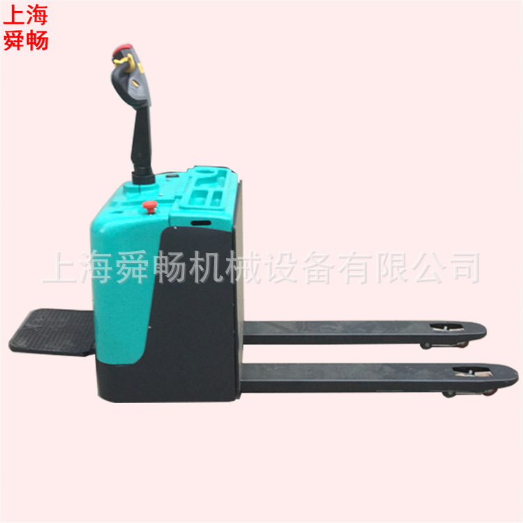 上供电瓶电动托盘车装卸运输车 2.5吨全自动堆高搬运机 电动拖头