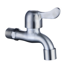 304 stainless steel faucet quick open single cold and hot water universal mop pool mesh nozzle faucet factory wholesale
