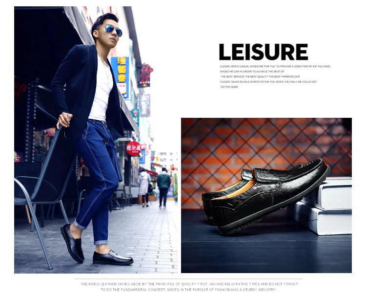 Chaussures homme en cuir véritable - Ref 3445840 Image 29