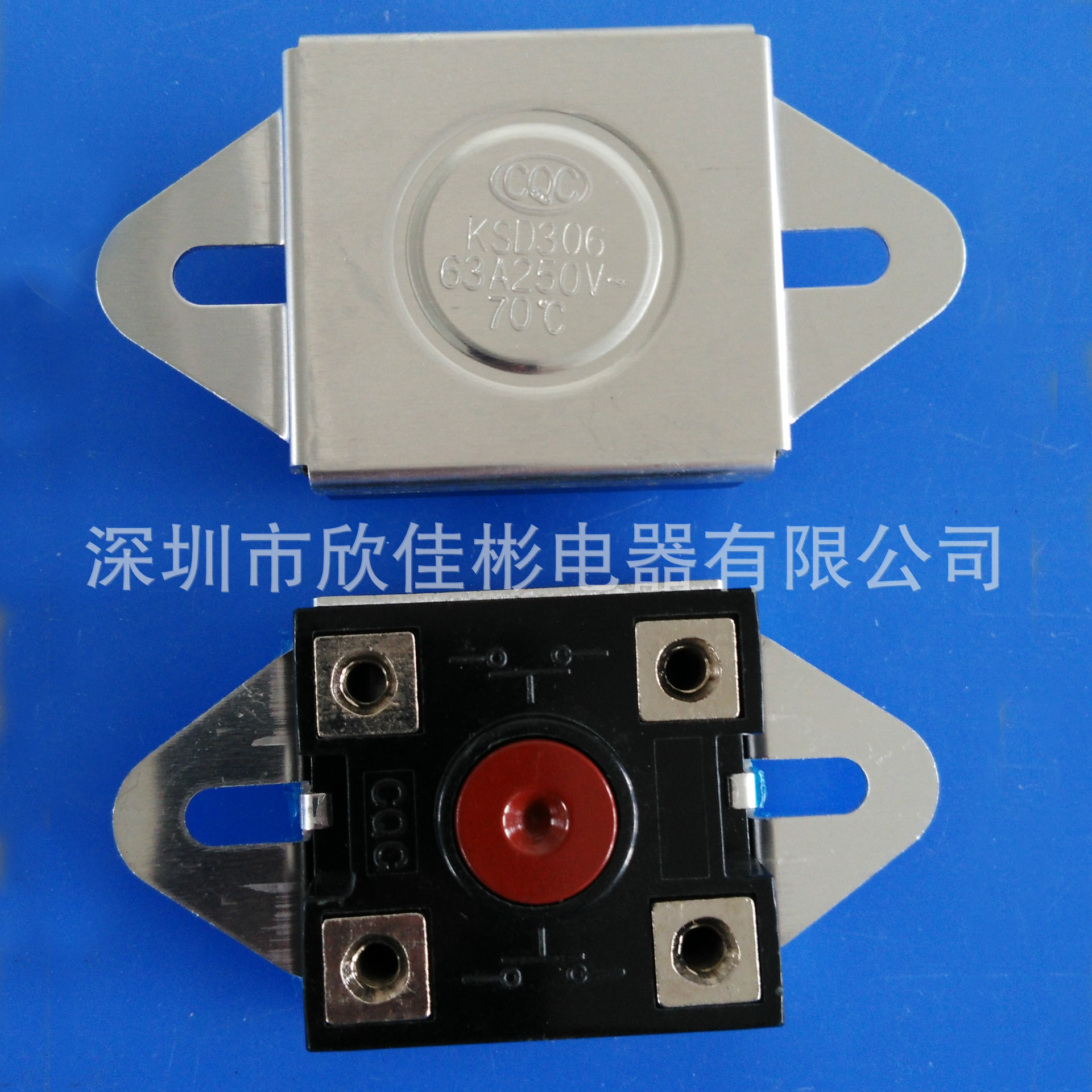 大功率温控器60A温控器开关KSD306双极温控器