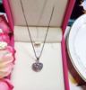 Diamond, pendant, fashionable accessory, chain, wholesale, silver 925 sample