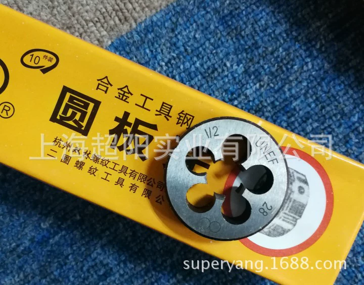 Американский круглый умирает 1 инч-8 ~-20/ 1/16 1/8 1/4 5/16 3/8 7/16 1/2 5/8 3/4