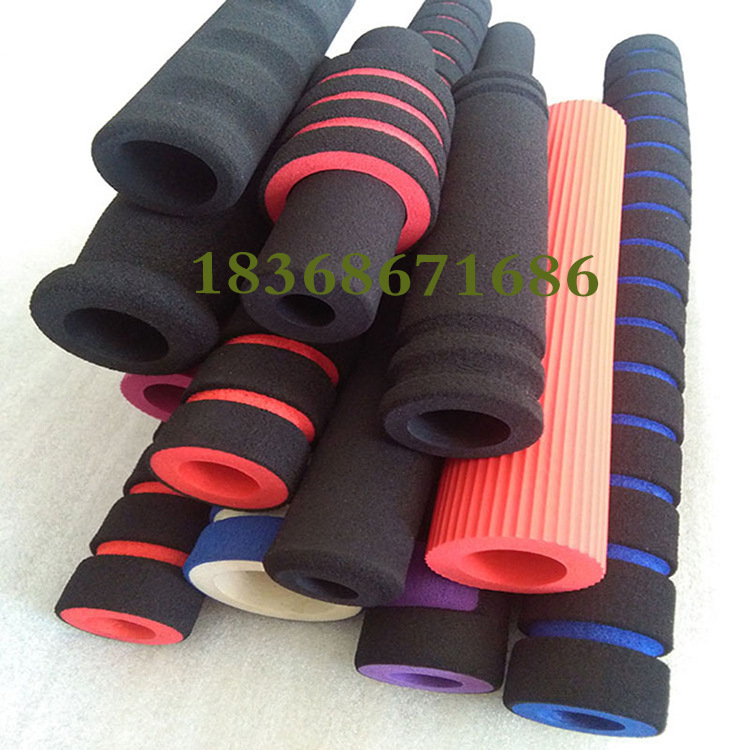 厂家行李箱包握把橡塑防护套 黑色光面泡棉管 防滑磨面海绵手把套