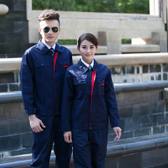 Factory Wholesale New Long-Sleeve Spring and Summer Work Uniforms Protective Workwear Breathable Set for Men and Women Engineering Uniforms