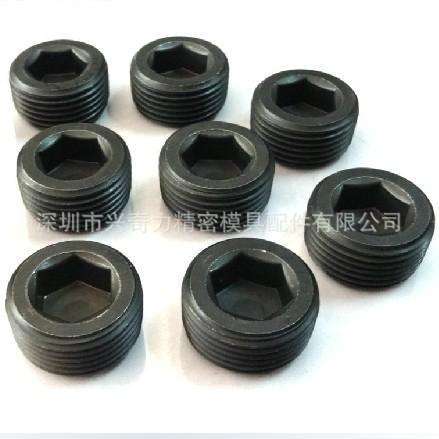 台湾喉塞螺丝\止付螺丝\喉塞螺钉\无头螺丝 丝堵堵头M10-33公英制