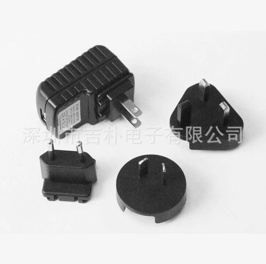 Блок питания с interchangeable 5V2A конвертирующим штекером, питание для LED-ламп, адаптеры UK/US/EU/AU, IC-решение