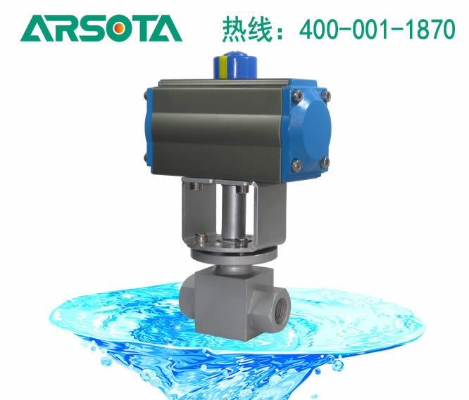 Q611气动内螺纹高压球阀 气动内螺纹液压球阀 气动高压内螺纹球阀