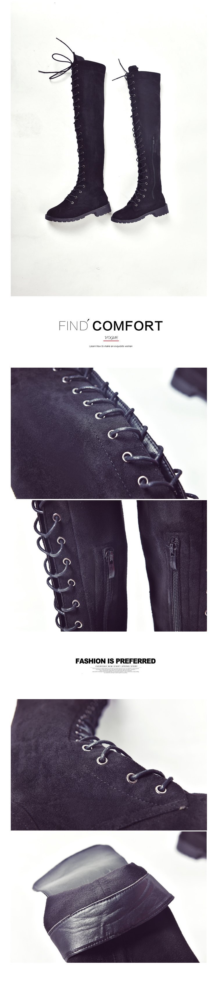 Bottes femme en PU artificiel - Ref 3355518 Image 22