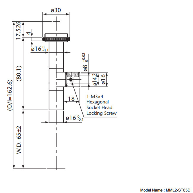 MML-ST系列 Moritex茉丽特标清远心镜头 MML2-ST65D