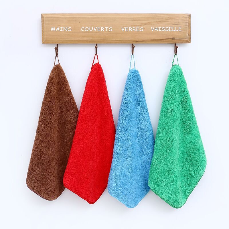 Household cleaning special towel hotel dining room table kitchen cleaning cloth absorbent lint thickened wholesale