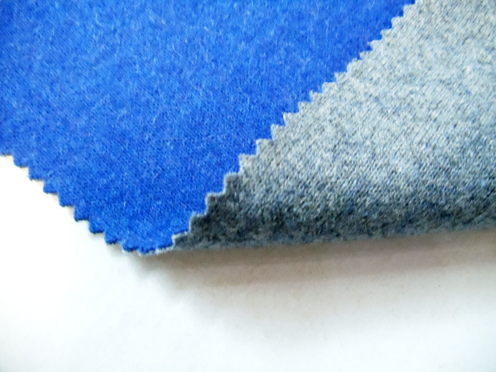 供应针织双面700克羊呢/单面羊呢 男女装外套手套羊毛面料