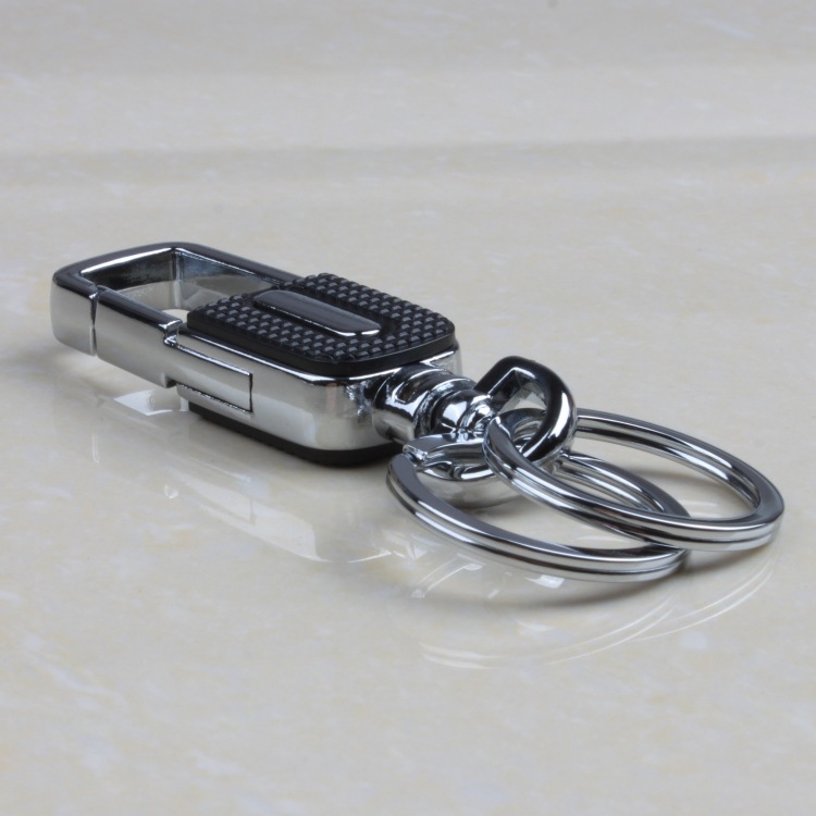 金属钥匙扣腰挂汽车钥匙链圈 定制logo 创意礼品