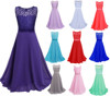 A generation of children children clothing wholesale wedding Chiffon Gown Strapless Dress Costume Girls Long