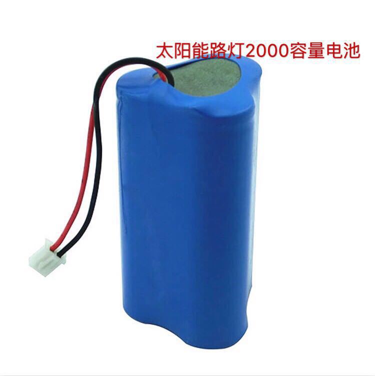 12V lithium battery 18650 battery pack 2000mah LED light solar battery pack