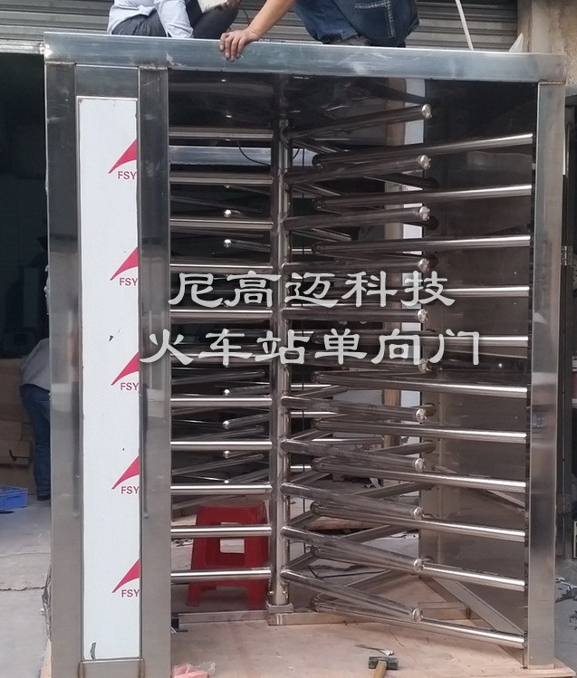 动车站单向门 深圳高铁站单向梳状门 火车站单向出口全高旋转闸厂-阿里巴巴