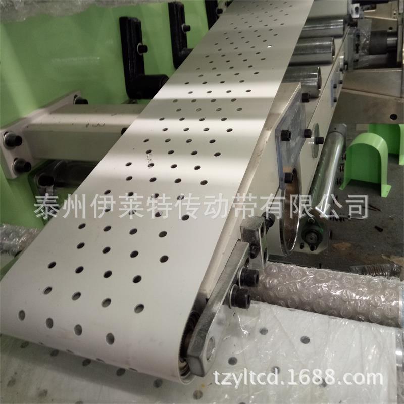 硅胶输送带  同步带打孔 片基吸风带 凸形孔采用激光打孔来图加工