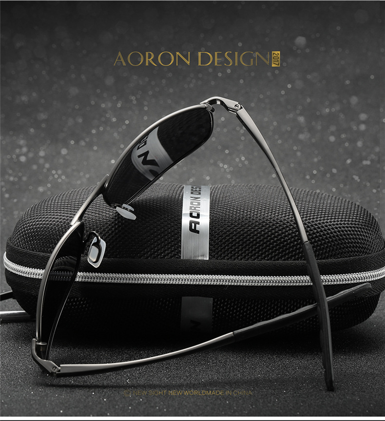 Lunettes de soleil AORON  AOLONG en Métal - Ref 3366140 Image 23