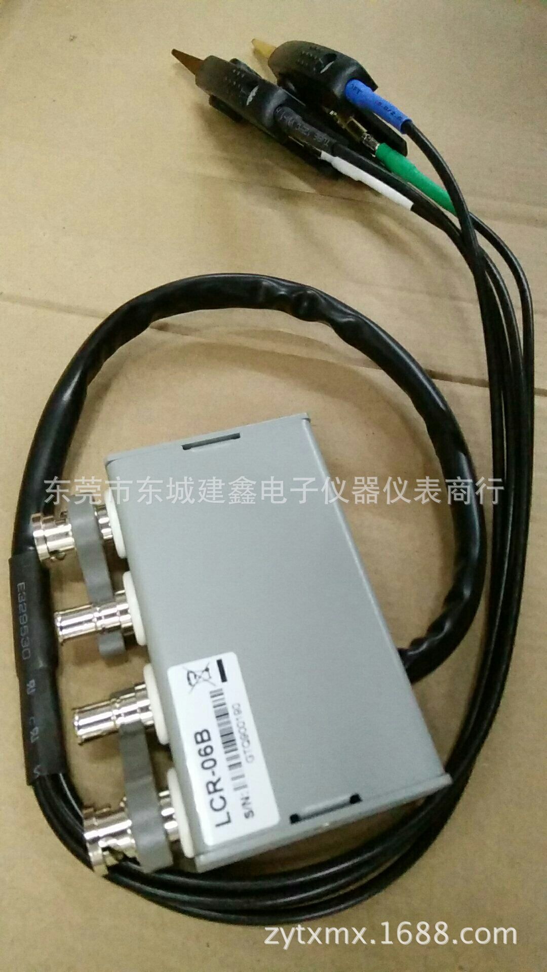 固纬LCR-06B 开尔文测试夹具LCR819专用测试夹鳄鱼夹替代LCR-06A