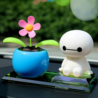 Автомобильные духи Тип сиденья белые Автомобильные украшения милые Креативные качающаяся голова кукла Подсолнечник украшения автомобиля Принадлежности