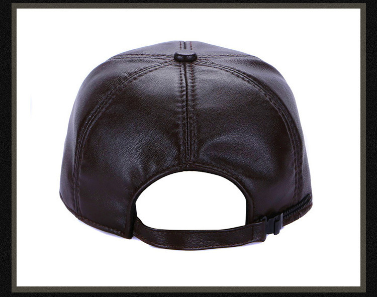 羊皮棒球帽男  (17)