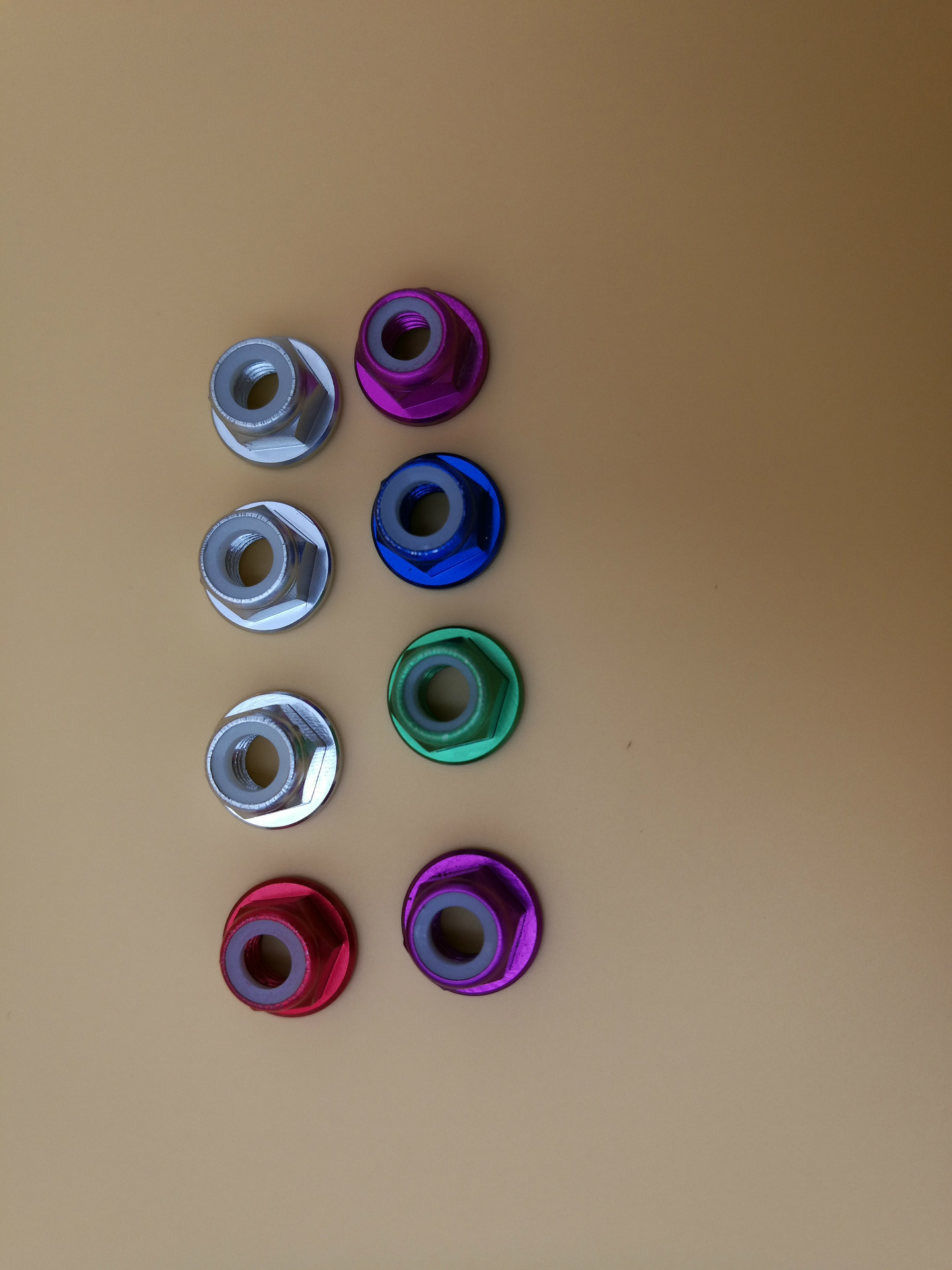 防松螺母铝合金CNC制多轴穿越机防滑螺母M2M3M4M5