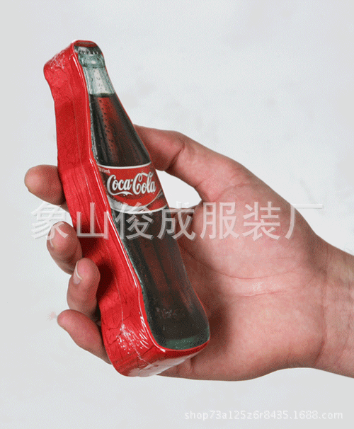 Compressed T-Shirt Round Neck Short Sleeve Cylinder Seamless Advertising T-Shirt All Cotton T-Shirt Bottle Shape Men's T-Shirt