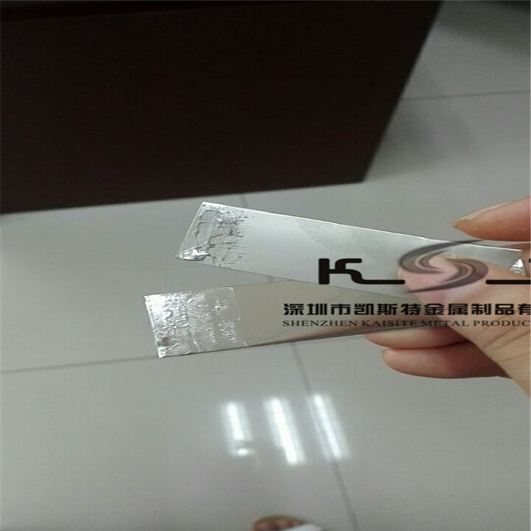 304镀镍不锈钢带   双面80迈亮镍不锈钢带 0.2软态易焊锡焊锡如图