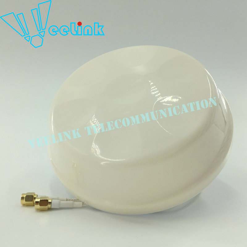 WIFI天线双频2.4G和5G双频增益2.5dBi和4dBi全向吸顶2x2MIMO天线