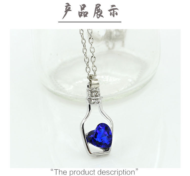 Collier Bouteille De Cristal display picture 2