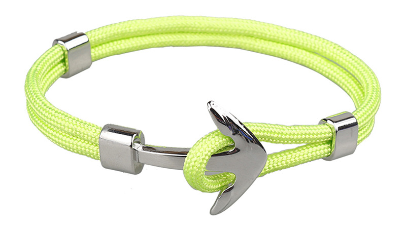 13g Weight Bracelets Classification Alloy, rope Chain Material 1 Piece Quantity Daily, Street Occasion Alloy, rope Material Anchor Pattern Men's Gender Layered Design Casual, Retro Style Casual Retro Anchor Alloy Rope Layered Men's Bracelets Men's Chain Bracelets 8
