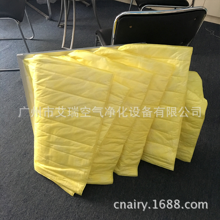 【】F8过滤袋无纺布pm2.5袋式过滤器1um微尘除尘防尘过滤网工业