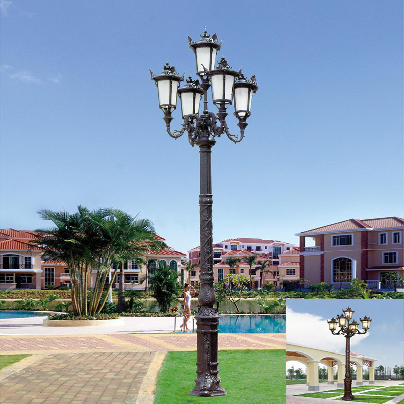景观灯 定做太阳能庭院灯  别墅led路灯 现代小区广场照明灯