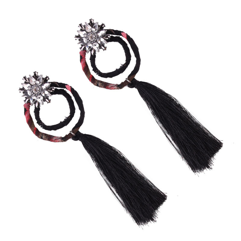 New 4 Color Women's Long Personalized Tassel Earrings display picture 10