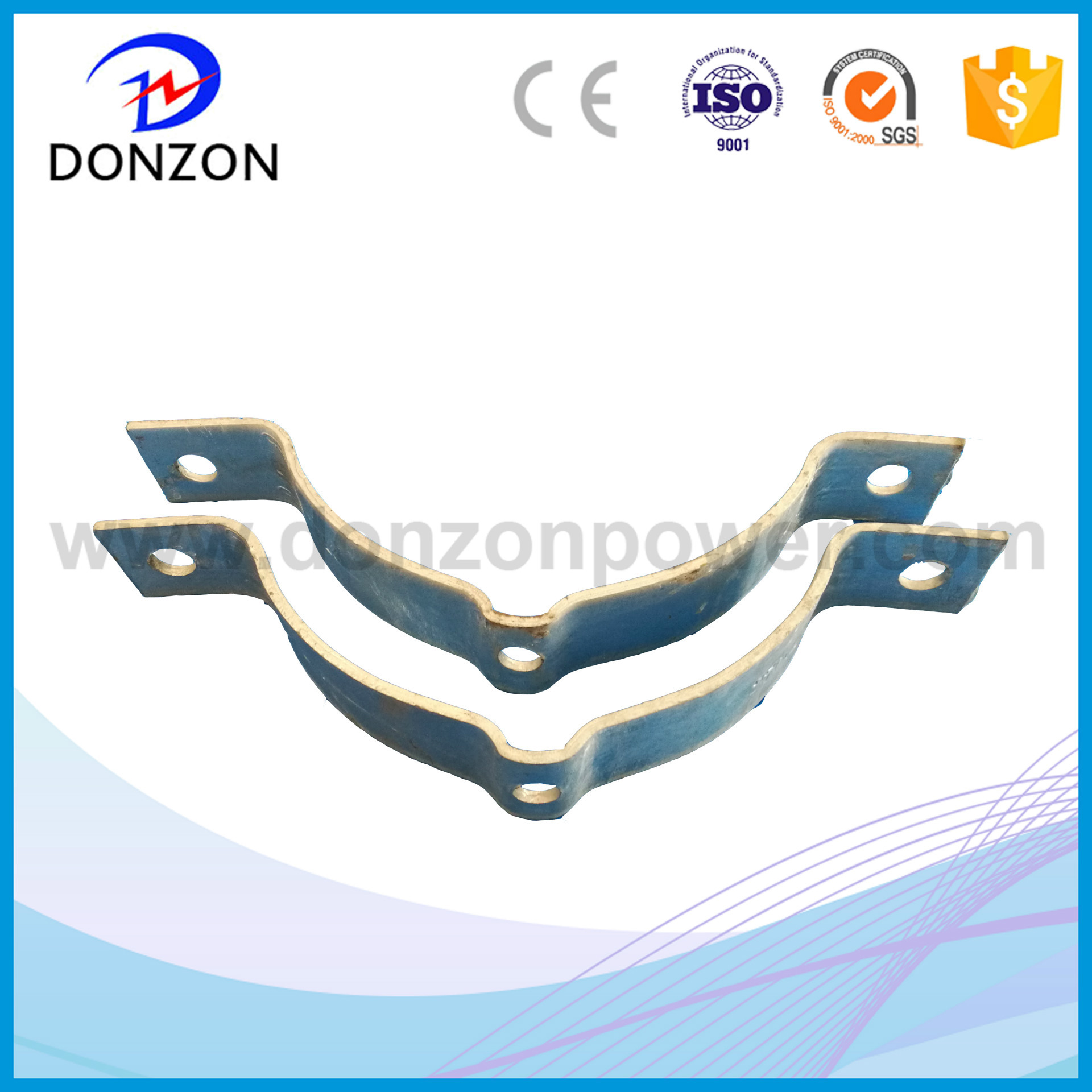 生产电力金具  热镀锌铁件 杆用紧固夹具   抱箍 BG-230