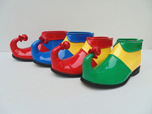 新款小丑鞋子COS动漫演出用品魔术牛角鞋子小丑扮装滑稽搞笑鞋