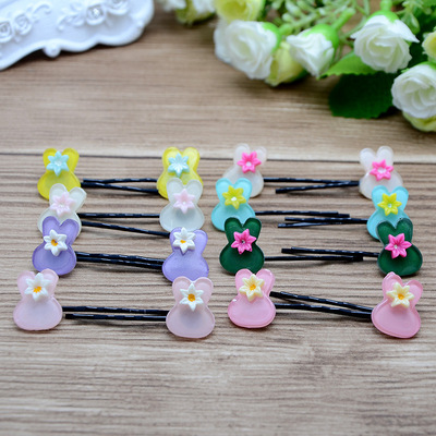 特价时尚OL多款儿童卡通一字夹 可爱宝宝发饰 女童头饰 树脂饰品