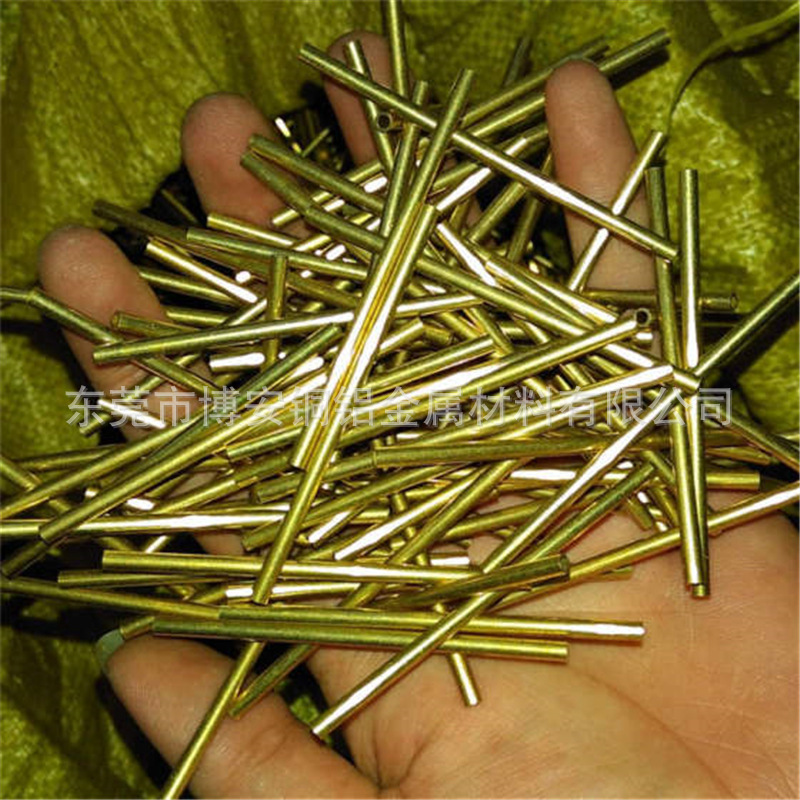 长安长期供应现货H65环保黄铜毛细管厂家 无缝精拉黄铜管非标定制